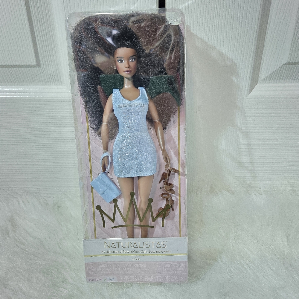 Fashion Doll with Blue Dress